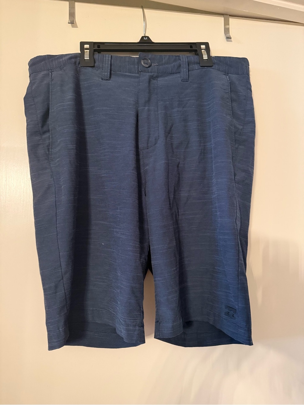 Billabong Men's Navy Blue Flat Front Shorts